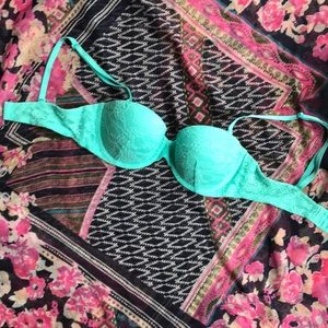 Victoria Secret Blue Lace Bra